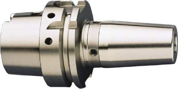 HAIMER - 10mm Hole Diam, HSK63A Taper Shank Shrink Fit Tool Holder & Adapter - 85mm Projection, 24mm Nose Diam, 42mm Clamping Depth, 25,000 RPM - Exact Industrial Supply
