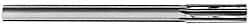 Hertel - 0.432" Solid Carbide 6 Flute Chucking Reamer - Straight Flute, 0.432" Straight Shank, 1-3/8" Flute Length, 4" OAL - Industrial Tool & Supply