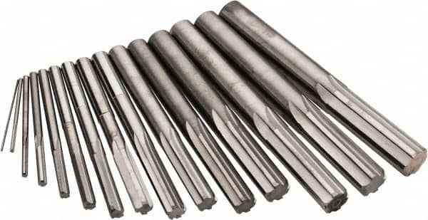 Value Collection - 1/32" to 1/2", Chucking Reamer Set - Industrial Tool & Supply
