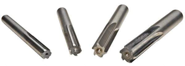 Value Collection - 5/16" to 1/2", Chucking Reamer Set - Straight Flute, Right Hand Cut, 4 Pieces - Industrial Tool & Supply