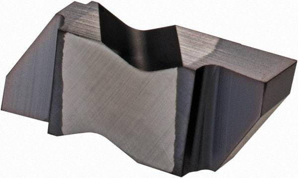 Kennametal - 3156NG Grade KC5010, 3.96mm Cutting Width Carbide Grooving Insert - 3.81mm Max Depth of Cut, Right Hand, 0.19mm Corner Radius, TiAlN Finish - Industrial Tool & Supply