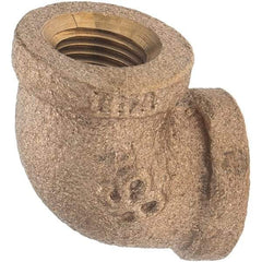 Merit Brass - Class 125, 1/8" Internal Pipe, Brass 90° Street Elbow - FNPT x FNPT - Industrial Tool & Supply
