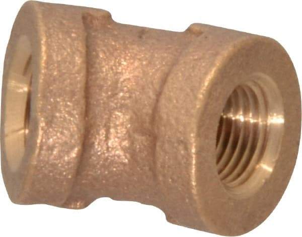Merit Brass - Class 125, 1/8" Internal Pipe, Brass 45° Street Elbow - FNPT x FNPT - Industrial Tool & Supply