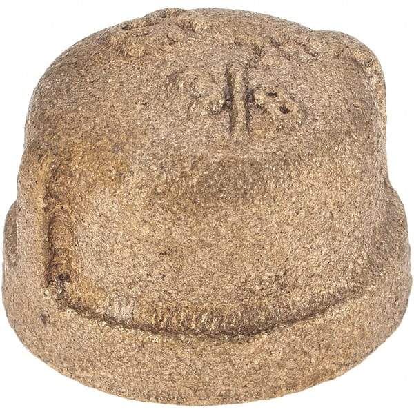 Merit Brass - Class 125, 3/8" Internal Pipe, Brass End Cap - FNPT - Industrial Tool & Supply