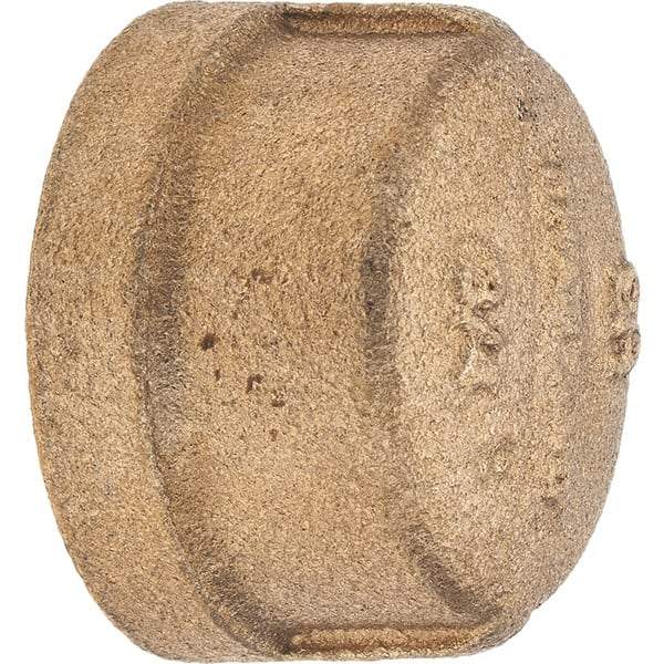 Merit Brass - Class 125, 3/4" Internal Pipe, Brass End Cap - FNPT - Industrial Tool & Supply