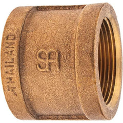 Merit Brass - Class 125, 1-1/2" Internal Pipe, Brass Coupling - FNPT x FNPT - Industrial Tool & Supply