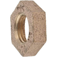 Merit Brass - Class 125, 1/4" Internal Pipe, Brass Locknut - FNPT - Industrial Tool & Supply