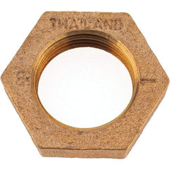 Merit Brass - Class 125, 1" Internal Pipe, Brass Locknut - FNPT - Industrial Tool & Supply