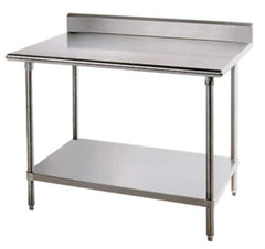 Eagle MHC - 60" Wide x 30" Deep x 35-1/2" High, Stainless Steel Work Table - Rolled Edge, Fixed Legs - Industrial Tool & Supply