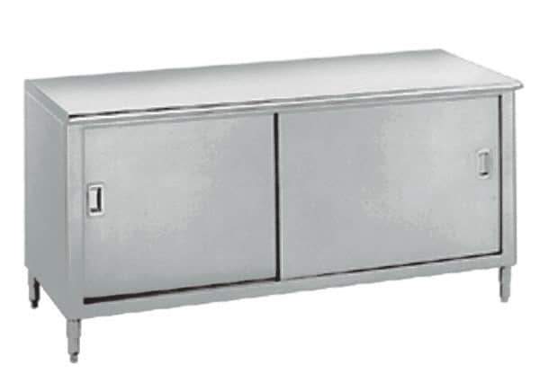 Eagle MHC - Enclosed Worktable - Stainless Steel Top, 72" Wide x 35-1/2" High - Industrial Tool & Supply