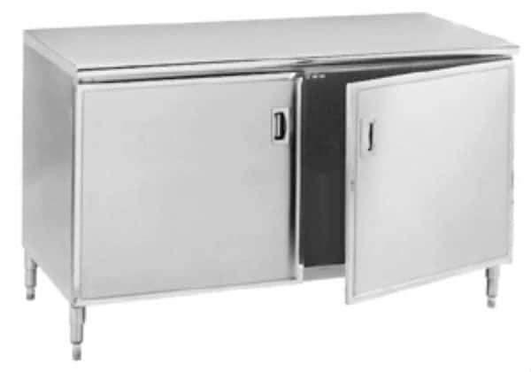 Eagle MHC - Enclosed Worktable - Stainless Steel Top, 48" Wide x 35-1/2" High - Industrial Tool & Supply
