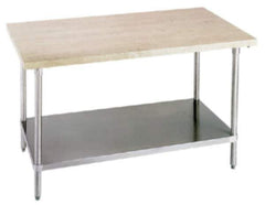 Eagle MHC - 48" Wide x 30" Deep x 35-1/2" High, Wood Work Table - Comfort Edge, Fixed Legs - Industrial Tool & Supply