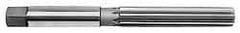 Made in USA - 19/32" Diam, Straight Shank, 3-3/8" Flute, Hand Reamer - Straight Flute, 6-3/4" OAL, Right Hand Cut, High Speed Steel - Industrial Tool & Supply