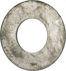 Value Collection - 1-3/4" Screw, Grade 2 Steel USS Flat Washer - 1.865" ID x 4.045" OD, 0.213" Thick, Galvanized Finish - Industrial Tool & Supply