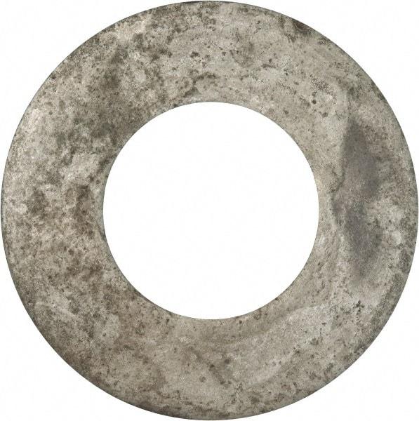 Value Collection - 2-1/4" Screw, Grade 2 Steel USS Flat Washer - 2.365" ID x 4.795" OD, 0.248" Thick, Galvanized Finish - Industrial Tool & Supply