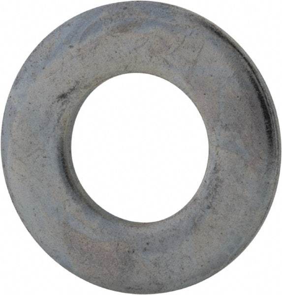 Value Collection - 7/16" Screw, Grade 2 Steel SAE Flat Washer - 15/32" ID x 59/64" OD, 0.08" Thick, Zinc-Plated Finish - Industrial Tool & Supply
