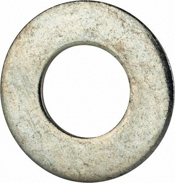 Value Collection - 5/8" Screw, Grade 2 Steel SAE Flat Washer - 21/32" ID x 1-5/16" OD, 0.121" Thick, Zinc-Plated Finish - Industrial Tool & Supply