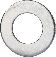 Value Collection - 1-1/2" Screw, Grade 2 Steel SAE Flat Washer - 1-9/16" ID x 3" OD, 0.16" Thick, Zinc-Plated Finish - Industrial Tool & Supply