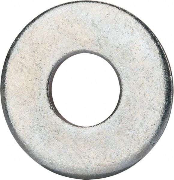 Value Collection - 3/4" Screw, Grade 2 Steel USS Flat Washer - 0.805" ID x 2.03" OD, 0.177" Thick, Zinc-Plated Finish - Industrial Tool & Supply