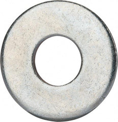 Value Collection - 3/4" Screw, Grade 2 Steel USS Flat Washer - 0.805" ID x 2.03" OD, 0.177" Thick, Zinc-Plated Finish - Industrial Tool & Supply