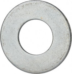 Value Collection - 1-3/4" Screw, Grade 2 Steel USS Flat Washer - 1.865" ID x 4.045" OD, 0.213" Thick, Zinc-Plated Finish - Industrial Tool & Supply