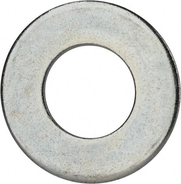 Value Collection - 2-1/4" Screw, Grade 2 Steel USS Flat Washer - 2.365" ID x 4.795" OD, 0.248" Thick, Zinc-Plated Finish - Industrial Tool & Supply