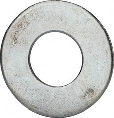 Value Collection - 1-1/2" Screw, Grade 2 Steel USS Flat Washer - 1.615" ID x 3.545" OD, 0.213" Thick, Zinc-Plated Finish - Industrial Tool & Supply