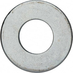 Value Collection - 1-3/4" Screw, Grade 2 Steel USS Flat Washer - 1.865" ID x 4.045" OD, 0.213" Thick, Zinc-Plated Finish - Industrial Tool & Supply