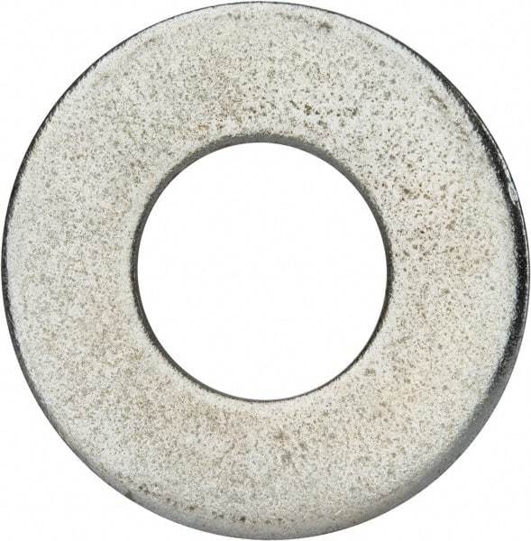 Value Collection - 2" Screw, Grade 2 Steel USS Flat Washer - 2.115" ID x 4.545" OD, 0.213" Thick, Zinc-Plated Finish - Industrial Tool & Supply