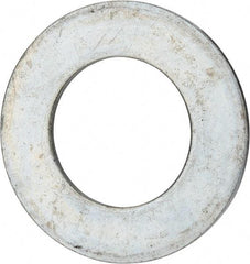 Value Collection - 3" Screw, Grade 2 Steel USS Flat Washer - 3.115" ID x 5.565" OD, 0.327" Thick, Zinc-Plated Finish - Industrial Tool & Supply