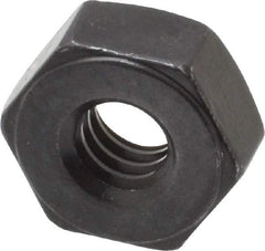 Value Collection - 1/4-20 UNC Steel Right Hand Heavy Hex Nut - 1/2" Across Flats, 15/64" High, Uncoated, 2B Class of Fit - Industrial Tool & Supply