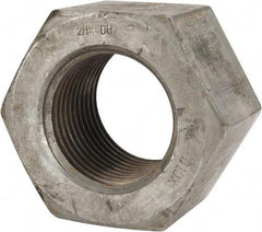 Value Collection - 3-4 UNC Steel Right Hand Heavy Hex Nut - 4-5/8" Across Flats, 2-61/64" High, Hot Dipped Galvanized Finish - Industrial Tool & Supply