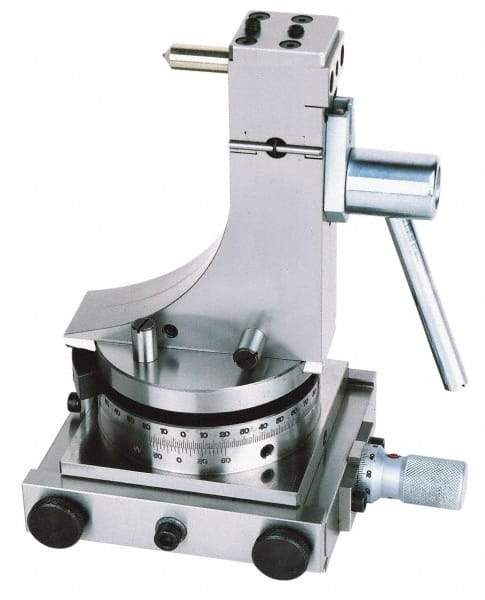 Accupro - 7.8" Max Wheel Diam Universal Wheel Dresser - 7.6" Center Height, 0.0003" Feed Graduations of Handle Scale, 4" Long x 6-1/2" Wide x 7.3" High - Industrial Tool & Supply