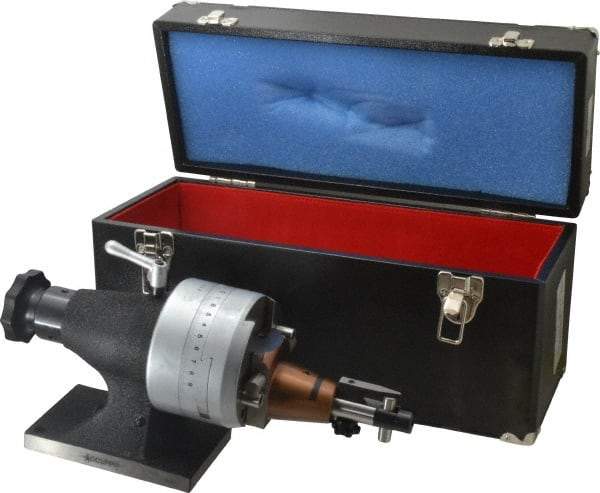 Accupro - 2 x 90° Deluxe Radius & Angle Wheel Dresser - 0.0003" Feed Graduations of Handle Scale, 4" Long x 6-1/2" Wide x 7.3" High - Industrial Tool & Supply