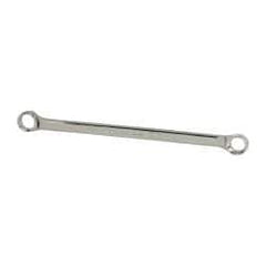 Proto - 3/8" x 7/16" 12 Point Offset Box Wrench - Double End, 37/64" Head Diam x 19/64" Head Thickness, 7-3/4" OAL, Steel, Black Finish, 7.5° Offset - Industrial Tool & Supply