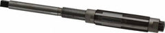 Made in USA - Size B, Straight Shank Hand Adjustable Reamer - 5-3/4" OAL, Right Hand Cut, High Speed Steel, Bright Finish - Industrial Tool & Supply