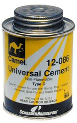 Schrader/Plews - 1/2 Pt. Cement - For Tire Repair - Industrial Tool & Supply