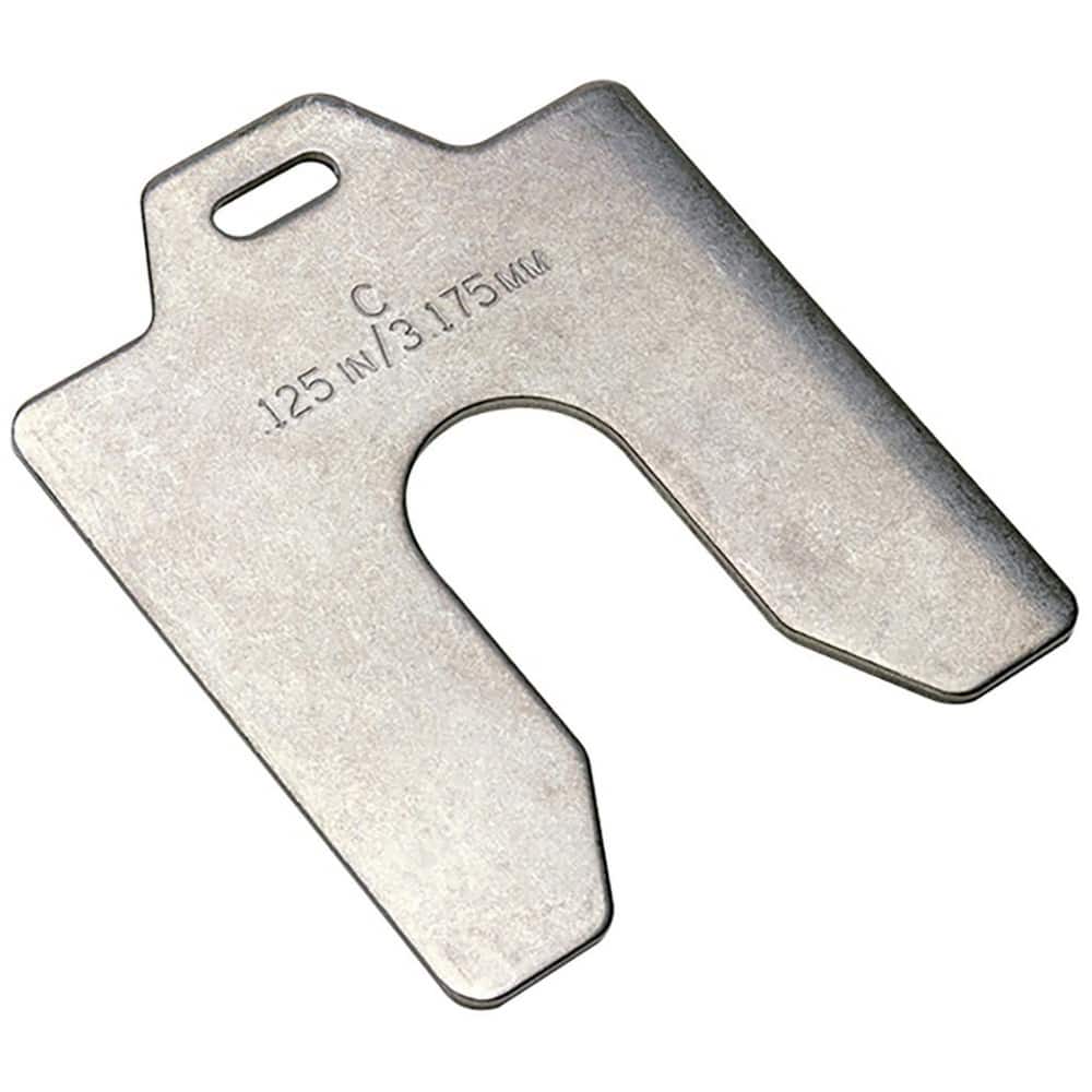 Shim Stock: 1'' Thick, 3'' Long, 3″ Wide, Stainless Steel
