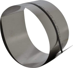 Made in USA - 1 Piece, 50 Inch Long x 6 Inch Wide x 0.025 Inch Thick, Roll Shim Stock - Stainless Steel - Industrial Tool & Supply