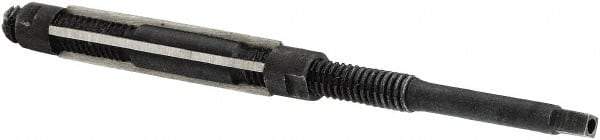 Made in USA - Size N, Straight Shank Hand Adjustable Reamer - 18" OAL, Right Hand Cut, High Speed Steel, Bright Finish - Industrial Tool & Supply