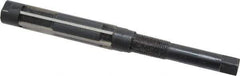 Value Collection - Size F, Straight Shank Hand Adjustable Reamer - 7-3/8" OAL, Right Hand Cut, High Speed Steel, Oxide Finish - Industrial Tool & Supply
