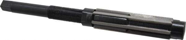 Value Collection - Size J, Straight Shank Hand Adjustable Reamer - 11" OAL, Right Hand Cut, High Speed Steel, Oxide Finish - Industrial Tool & Supply