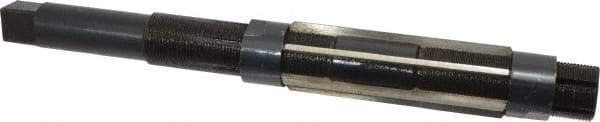 Value Collection - Size M, Straight Shank Hand Adjustable Reamer - 16" OAL, Right Hand Cut, High Speed Steel, Oxide Finish - Industrial Tool & Supply