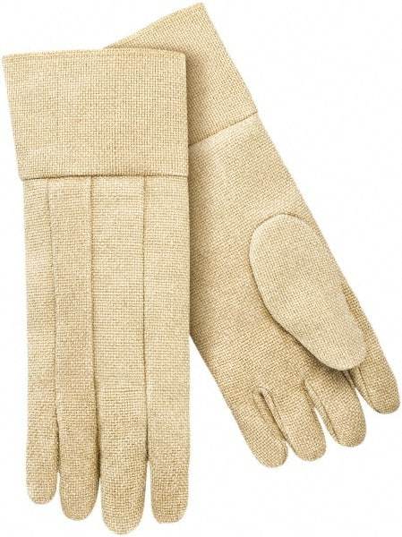 Steiner - Size Universal Wool Lined Fiberglass Heat Resistant Glove - 18" OAL, Slip-On Cuff - Industrial Tool & Supply