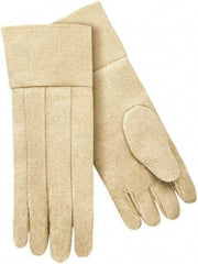 Steiner - Size Universal Wool Lined Fiberglass Heat Resistant Glove - 18" OAL, Slip-On Cuff - Industrial Tool & Supply