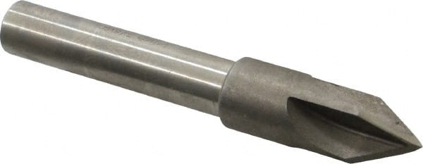 Keo - 5/8" Head Diam, 1/2" Shank Diam, 4 Flute 60° High Speed Steel Countersink - Industrial Tool & Supply