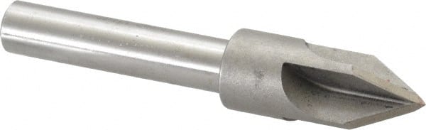 Keo - 3/4" Head Diam, 1/2" Shank Diam, 4 Flute 60° High Speed Steel Countersink - Industrial Tool & Supply