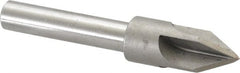 Keo - 3/4" Head Diam, 1/2" Shank Diam, 4 Flute 60° High Speed Steel Countersink - Industrial Tool & Supply
