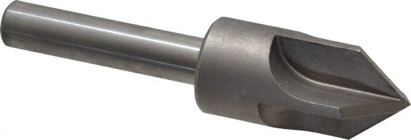 Keo - 1" Head Diam, 1/2" Shank Diam, 4 Flute 82° High Speed Steel Countersink - Industrial Tool & Supply