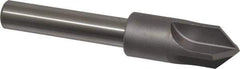 Keo - 3/4" Head Diam, 1/2" Shank Diam, 4 Flute 90° High Speed Steel Countersink - Bright Finish, 4-1/8" OAL, Single End, Straight Shank, Right Hand Cut - Industrial Tool & Supply
